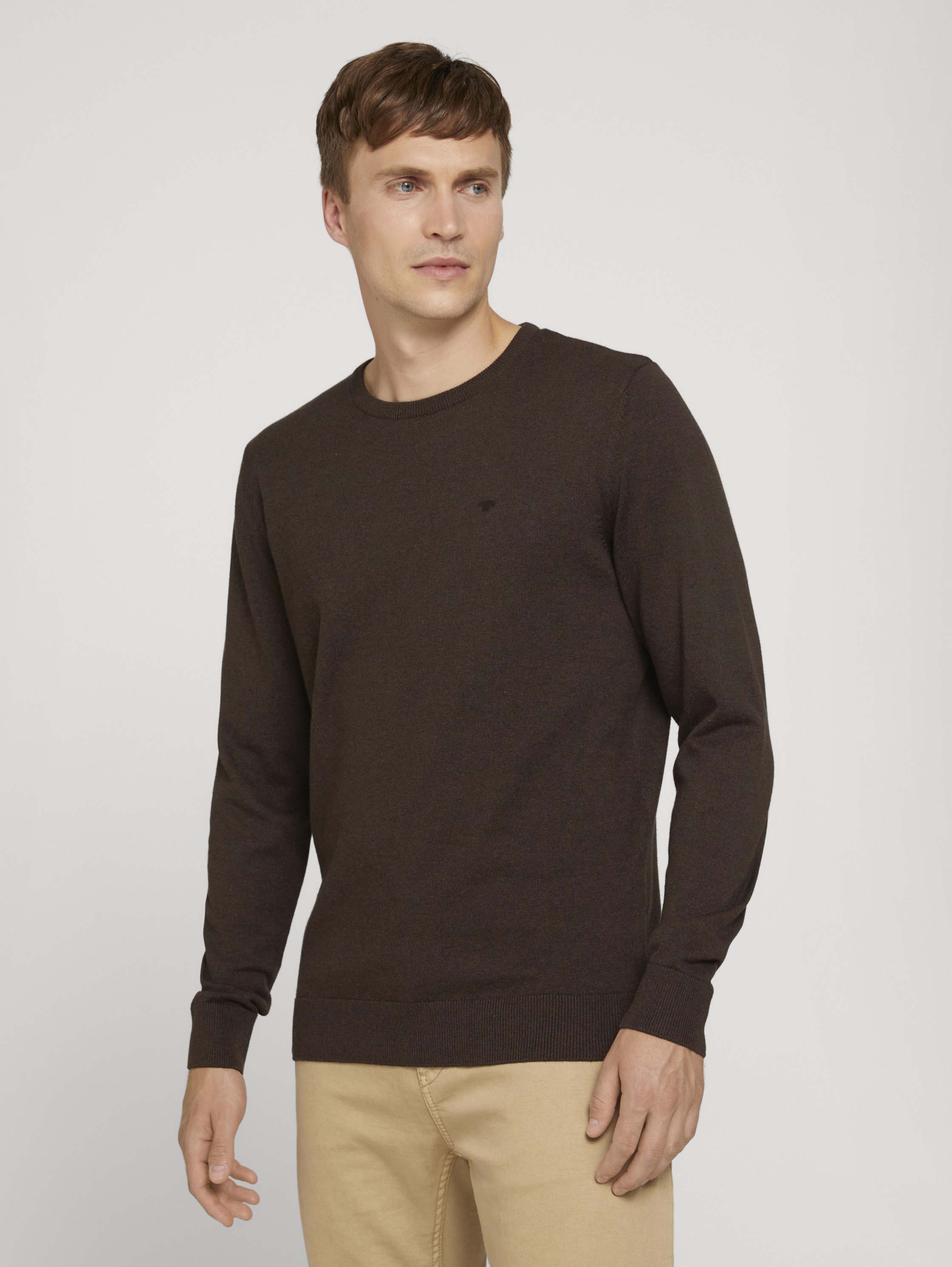 

Джемпер мужской TOM TAILOR 1027661 коричневый XL