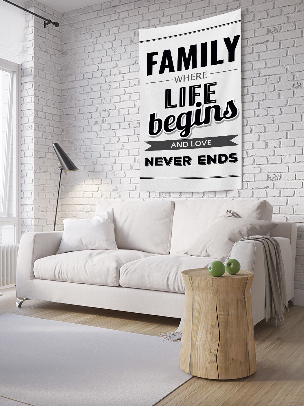 

Вертикальное фотопанно JoyArty Семья, где жизнь начинается и любовь.., 150x200 см, Семья, где жизнь начинается и любовь никогда не кончается