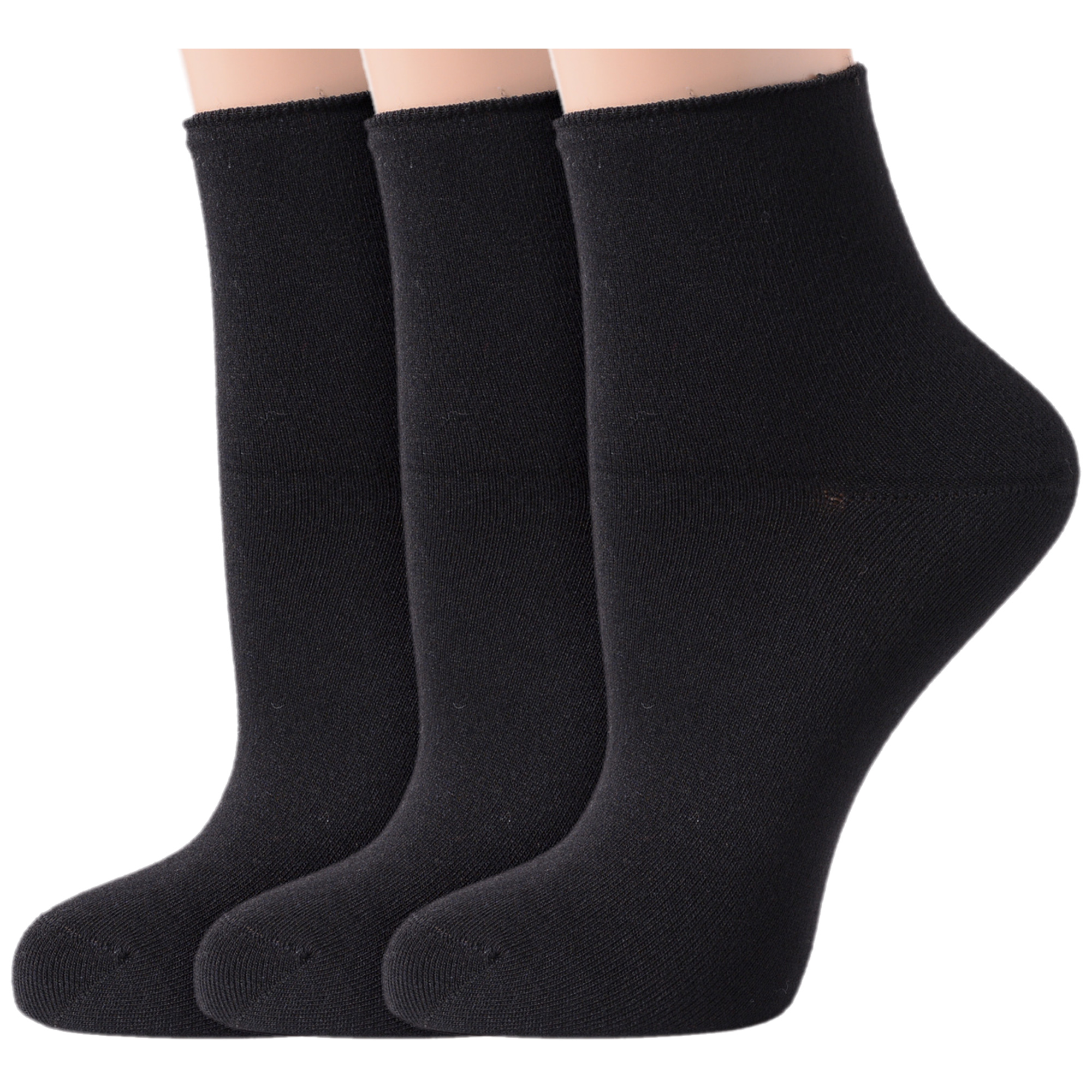 Комплект носков женских ХОХ 3-G-1423 черных 23