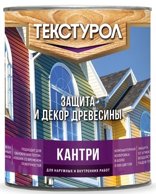 

Деревозащитное средство Текстурол Кантри база А белый 0,9л