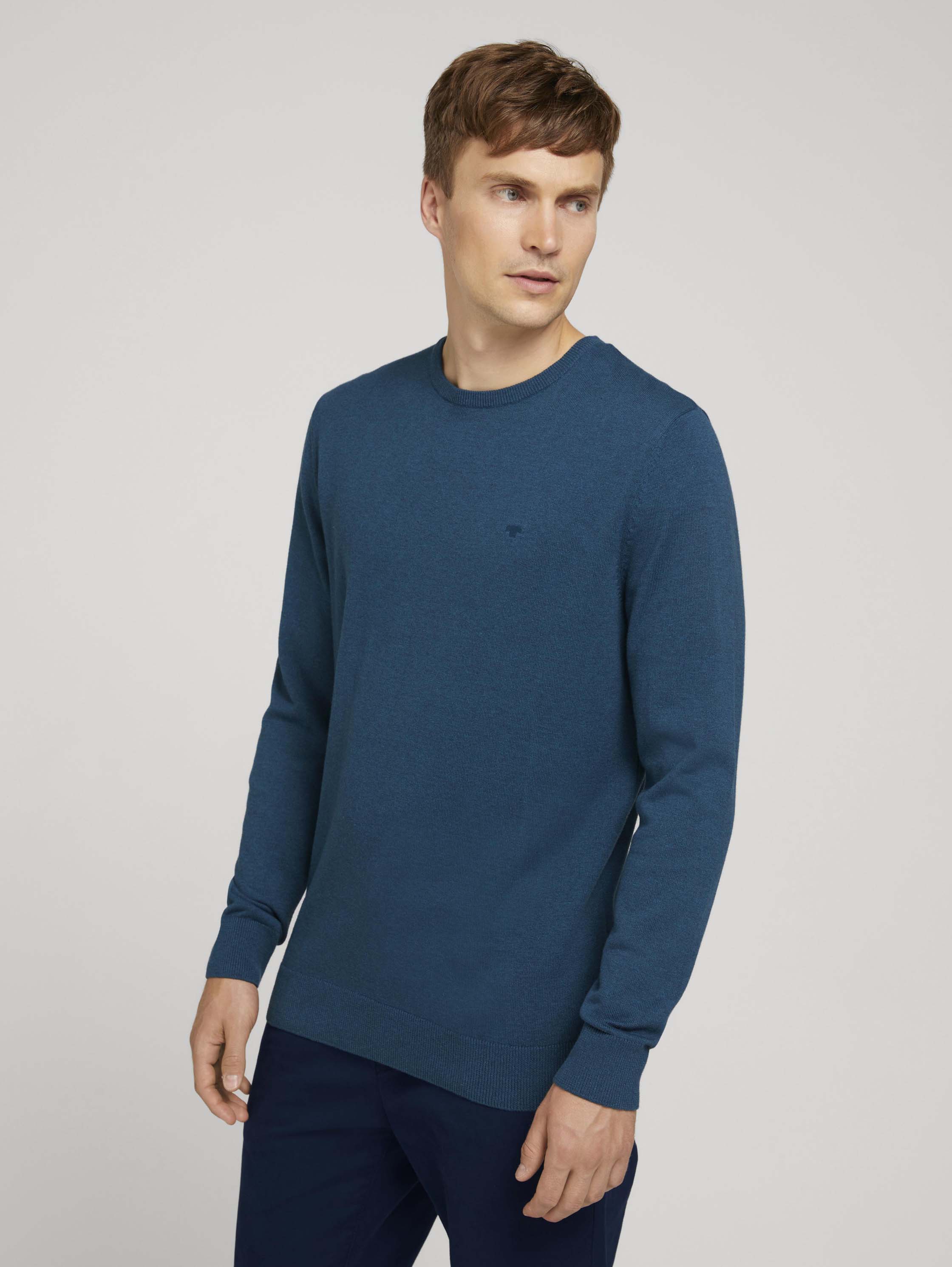 

Джемпер мужской 1027661 TOM TAILOR синий S, 1027661