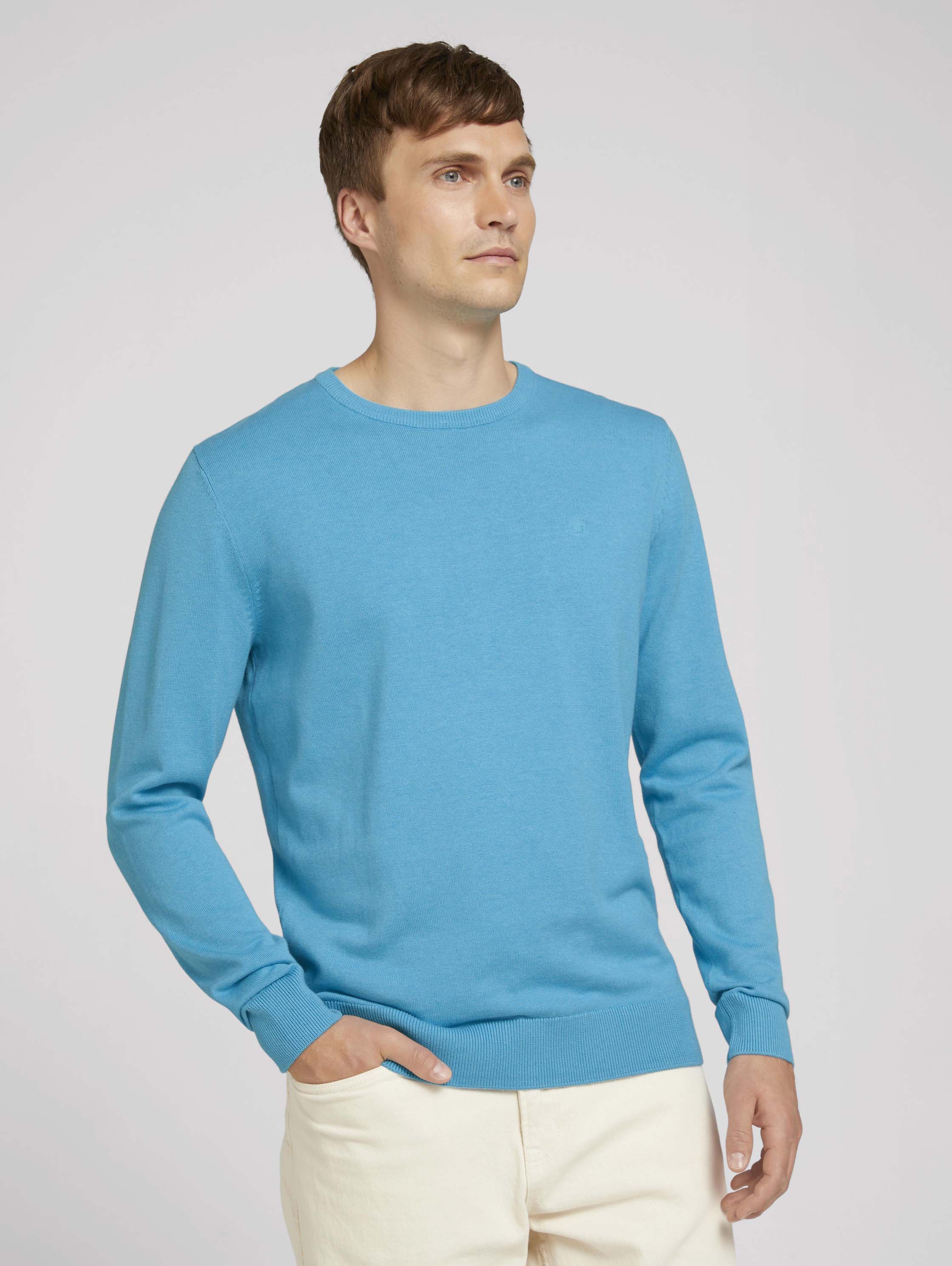 

Джемпер мужской TOM TAILOR 1027661 синий XXL, 1027661