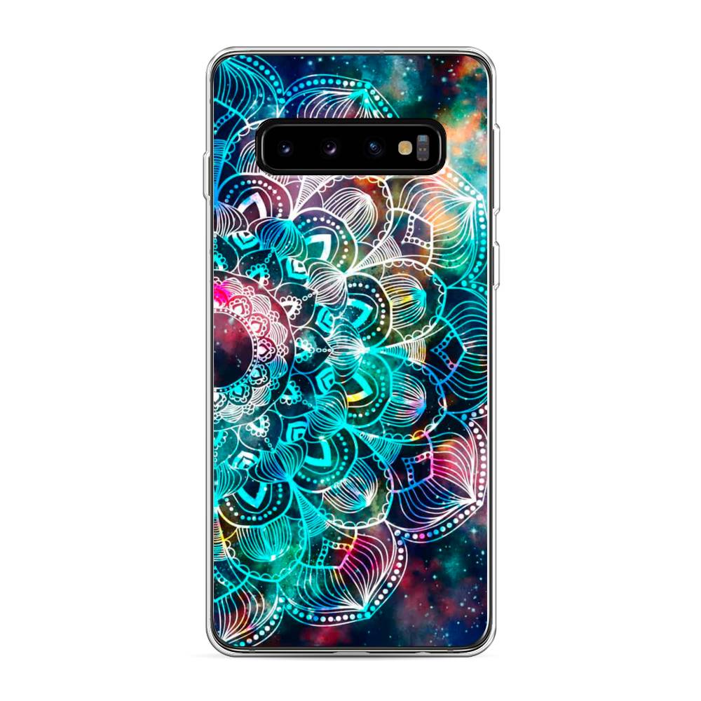 фото Чехол awog "мандала космос" для samsung galaxy s10