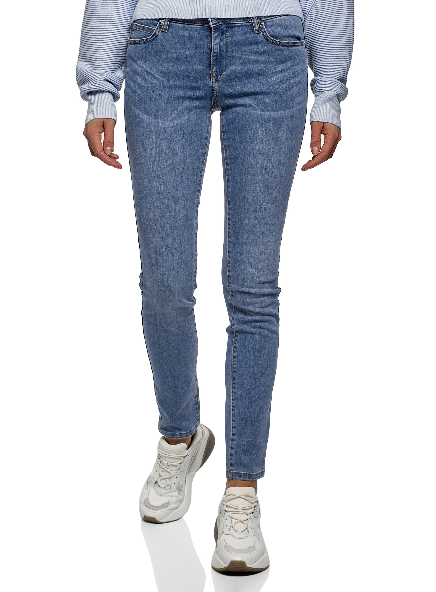 

Джинсы женские oodji 12103144-2B синие 27 EU, 12103144-2B