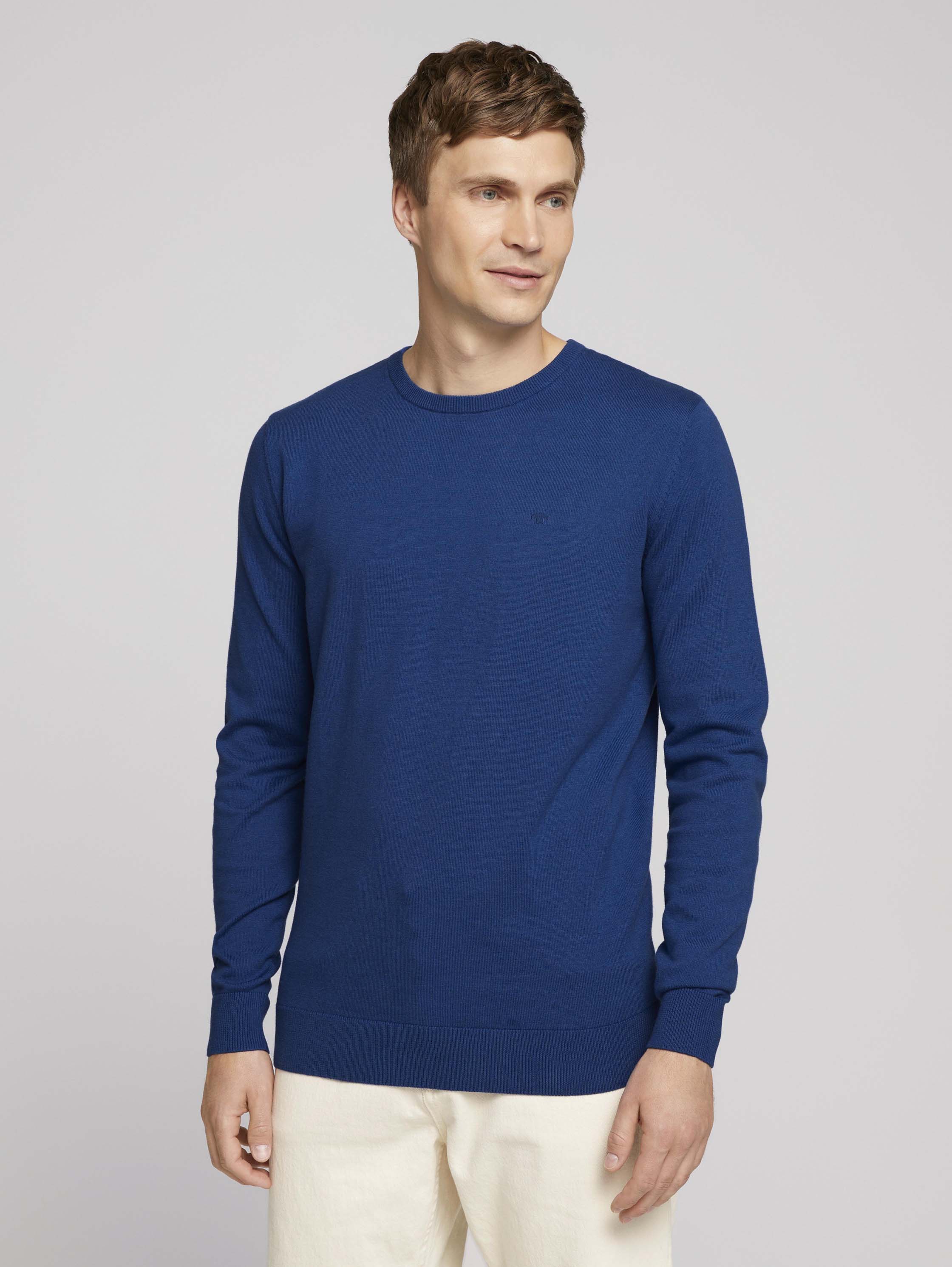 

Джемпер мужской 1027661 TOM TAILOR синий 2XL, 1027661