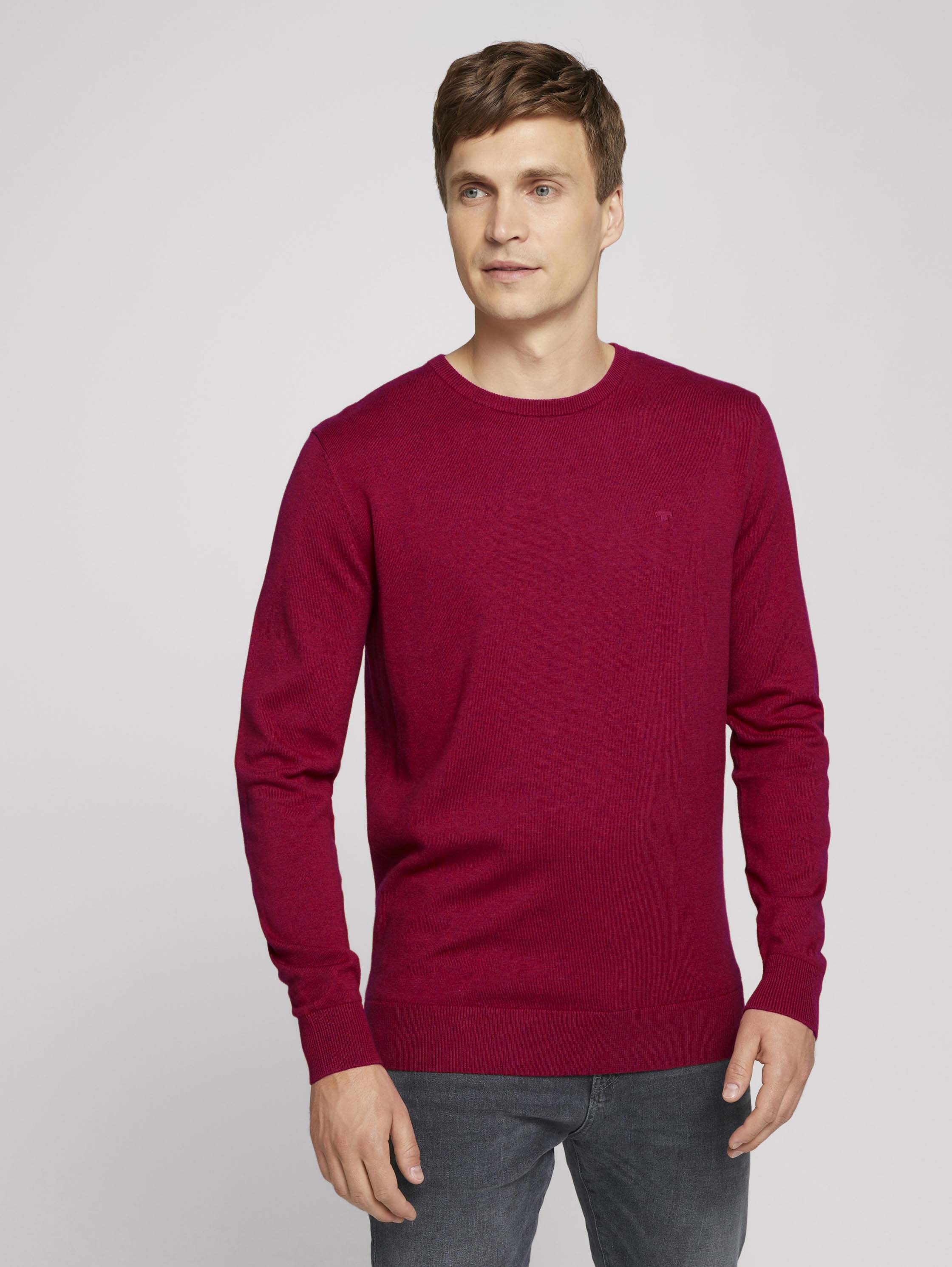 

Джемпер мужской 1027661 TOM TAILOR красный L, 1027661