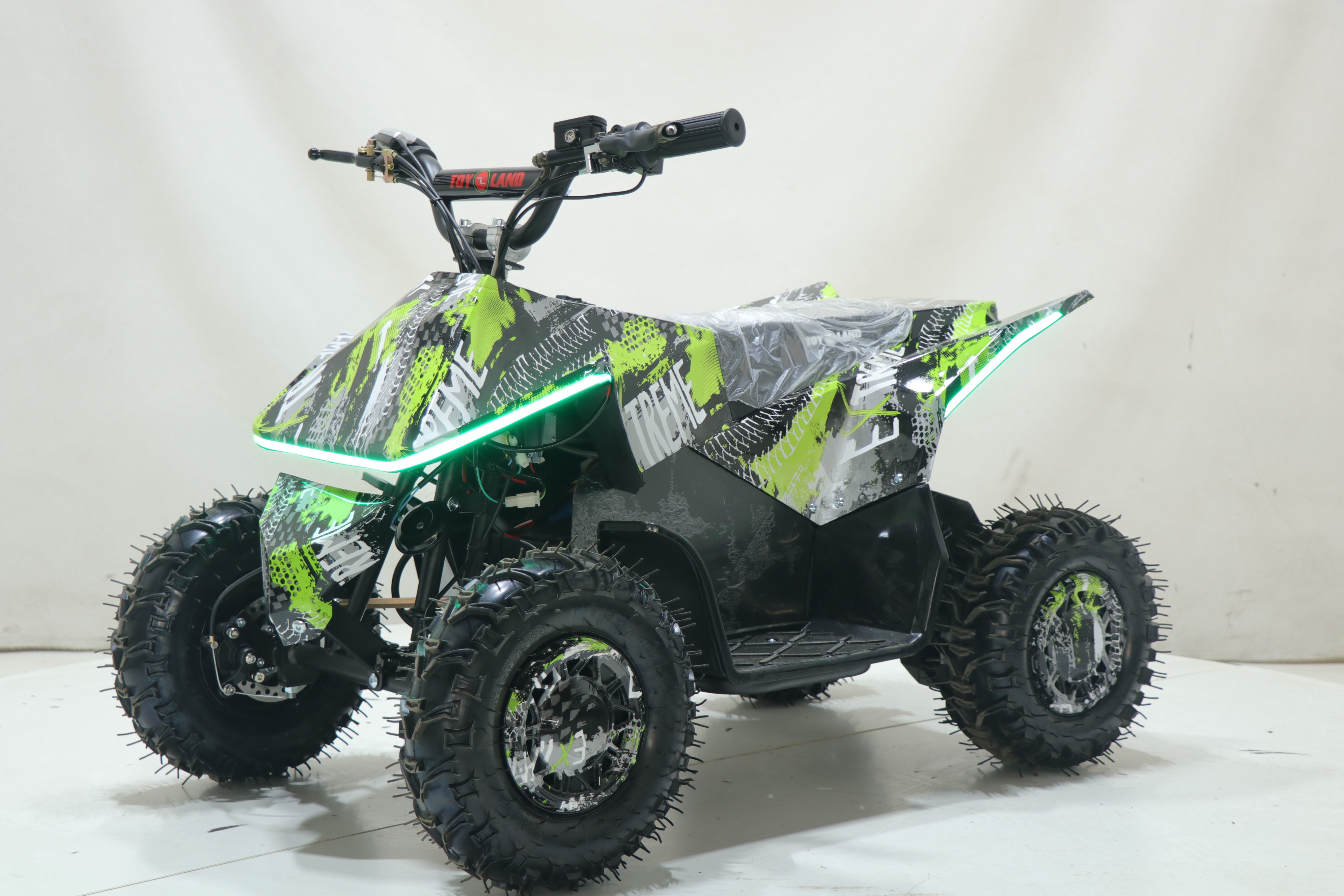 

Квадроцикл Toyland Киберквад ATV-2E 36V1000W Зеленый Treme Green5, Киберквад