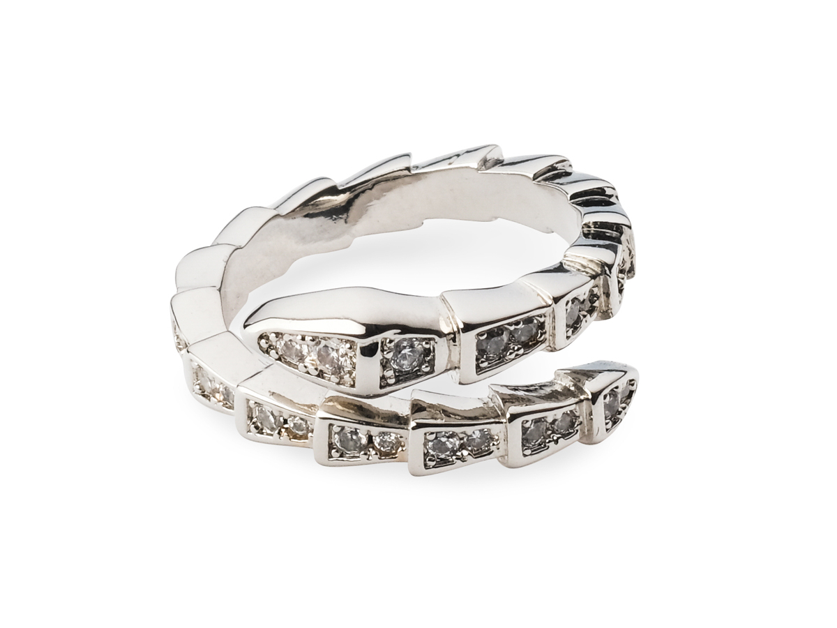 

Кольцо из бижутерного сплава с кристаллами Armor-Lux Serpenti, Serpenti