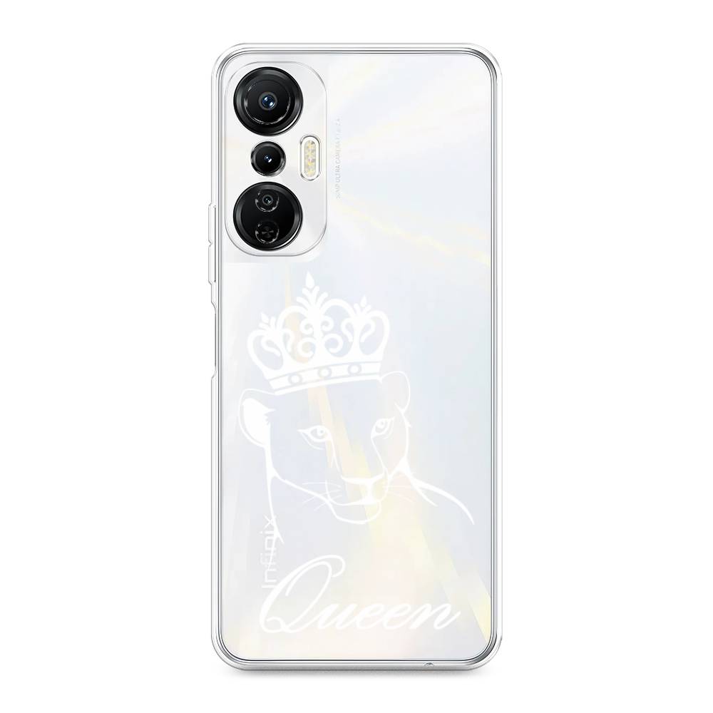 

Чехол Awog на Infinix Hot 20S "Львица королева", Бежевый;прозрачный, 3103650-7