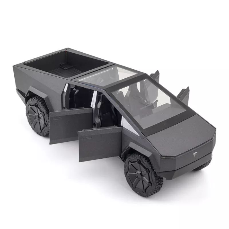 Металлическая коллекц. модель Xctoys Tesla Cybertruck Pickup свет/звук 24 см 1:24 серый
