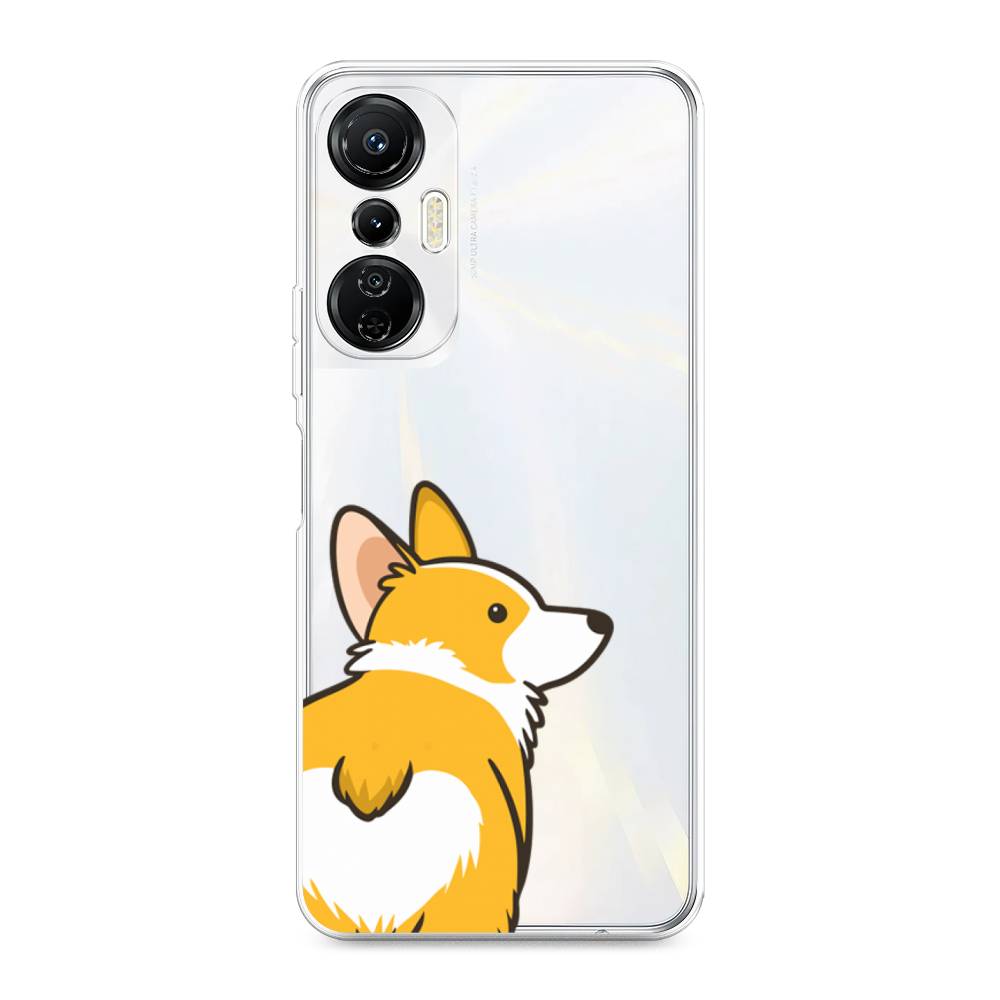 

Чехол Awog на Infinix Hot 20S "Корги следуй за мной", Желтый;бежевый;белый, 3103650-2