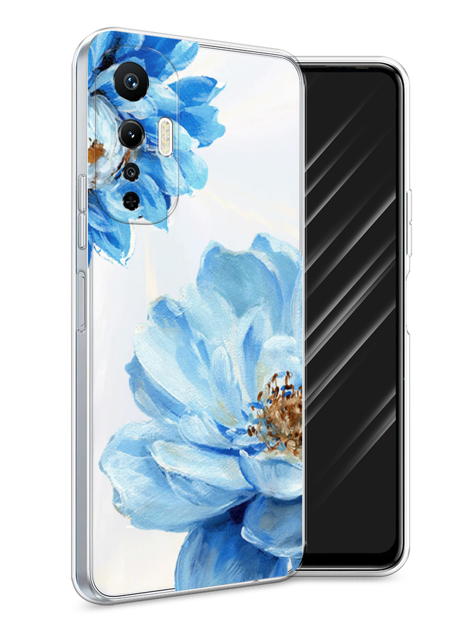 

Чехол Awog на Infinix Hot 20S "Голубые клематисы", Голубой, 3103650-8