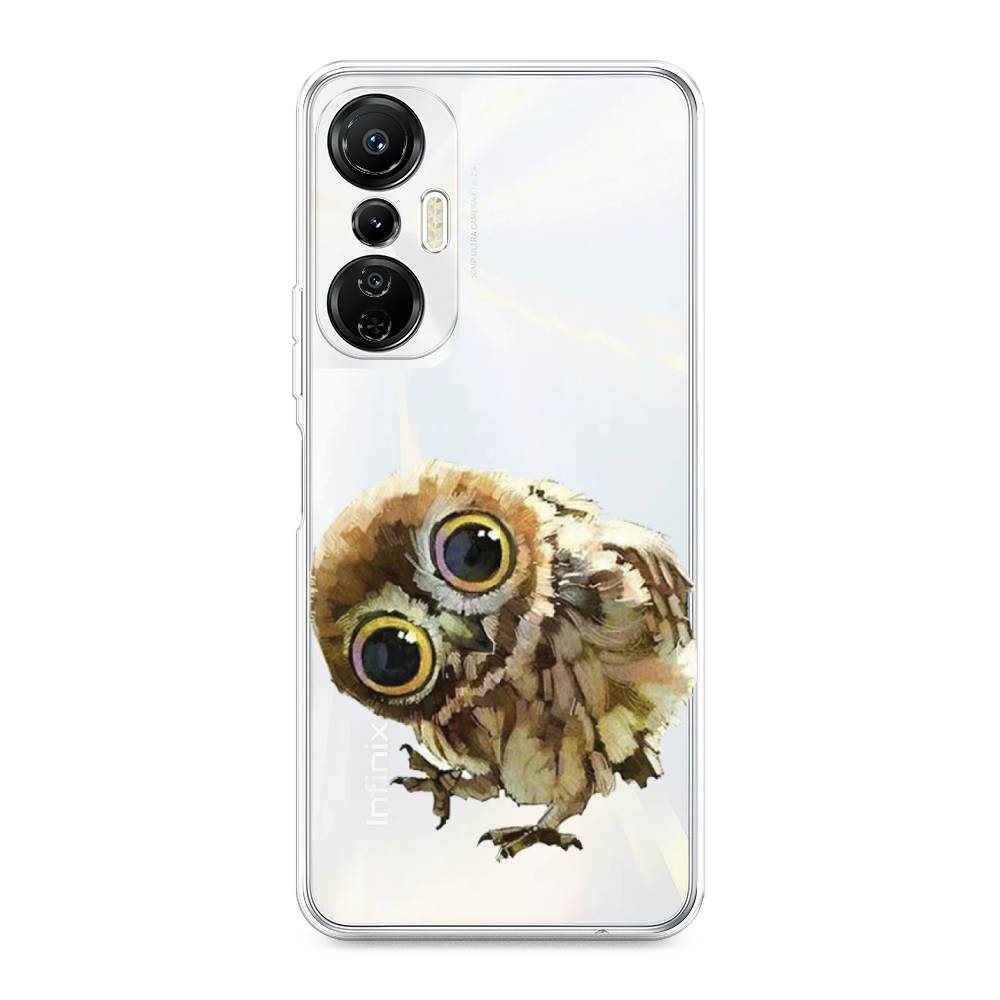 

Чехол Awog на Infinix Hot 20S "Любопытный совенок", Коричневый;белый;прозрачный, 3103650-1
