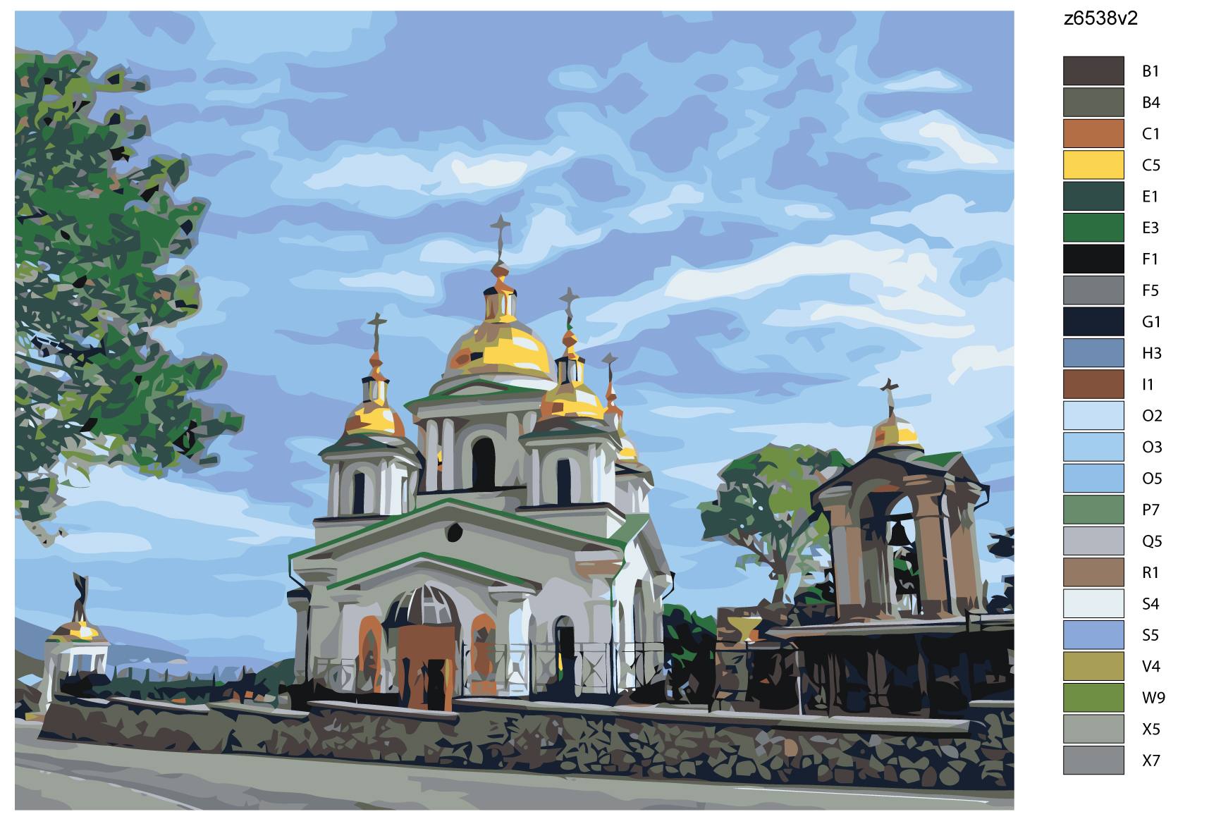 

Картина по номерам, Живопись по номерам, 48 х 60, z6538v2, z6538v2