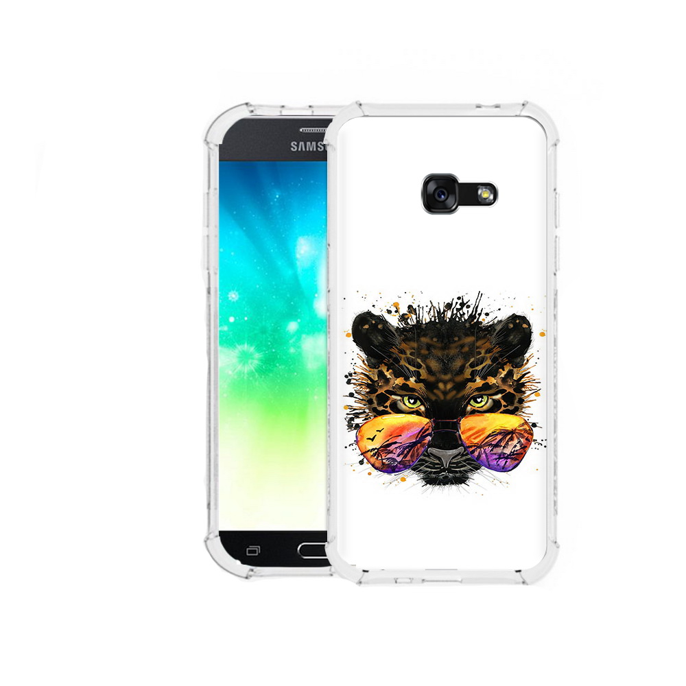 

Чехол MyPads Tocco для Samsung Galaxy A3 (2016) тропический леопард, Прозрачный, Tocco