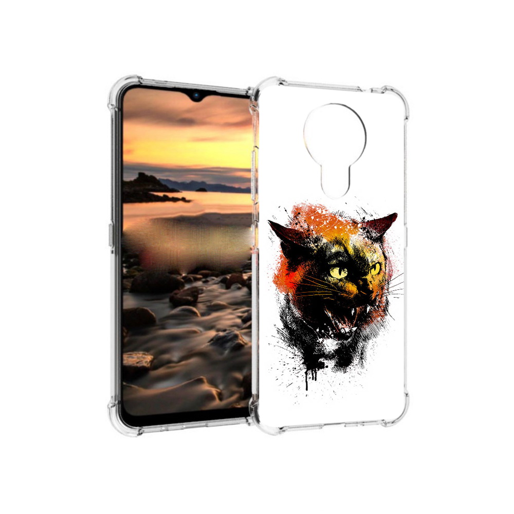 

Чехол MyPads Tocco для Nokia 1.4 сиамский кот (PT159954.115.598), Прозрачный, Tocco