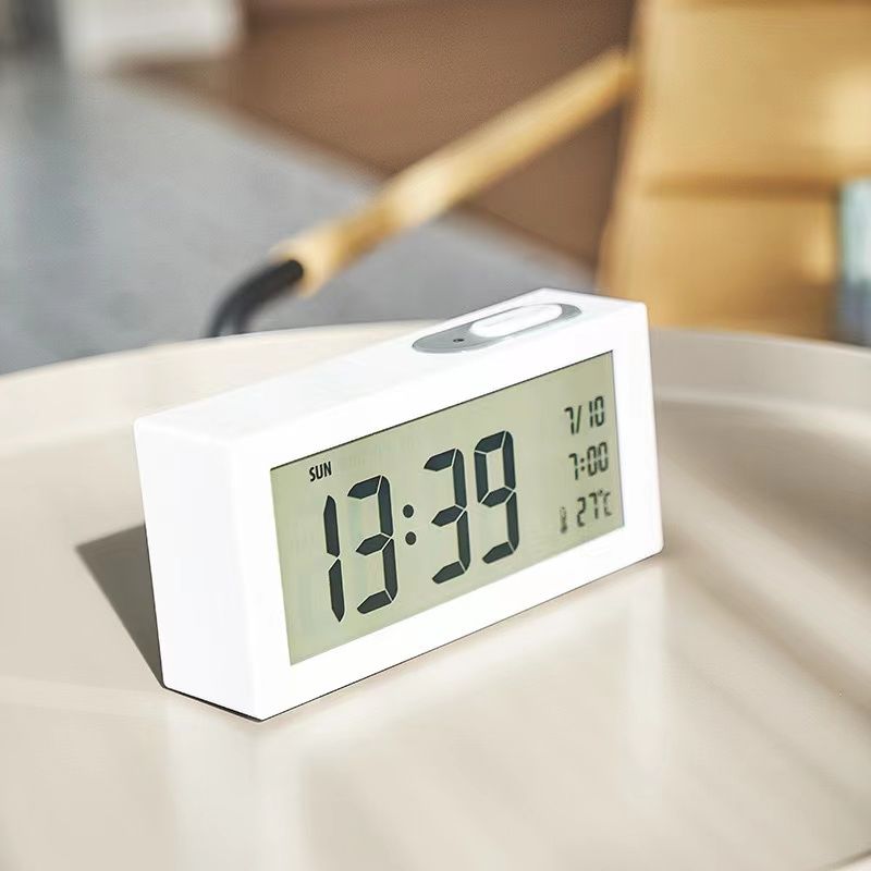 

Часы будильник TIME96 с автоматической подсветкой, термометром, 1019