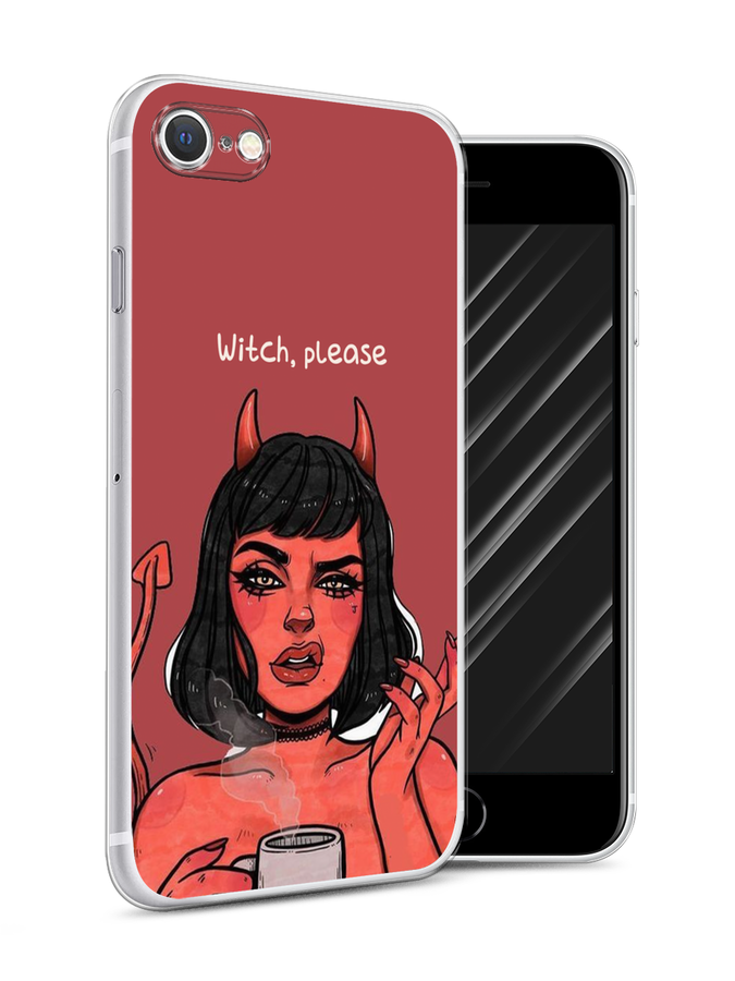 

Чехол Awog на Apple iPhone SE 2022 / Айфон SE 2022 "Evil Girl", Разноцветный, 14850-6