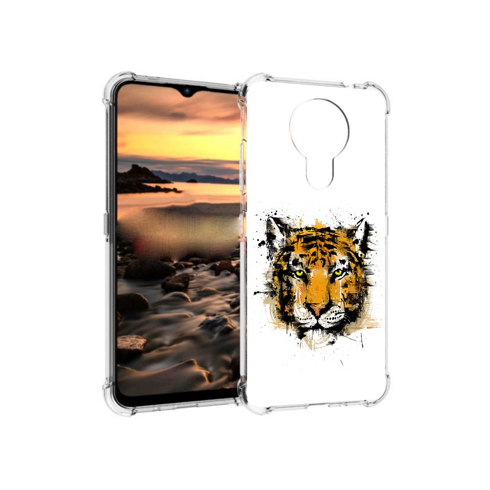 

Чехол MyPads Tocco для Nokia 1.4 тигруля (PT159954.115.643), Прозрачный, Tocco