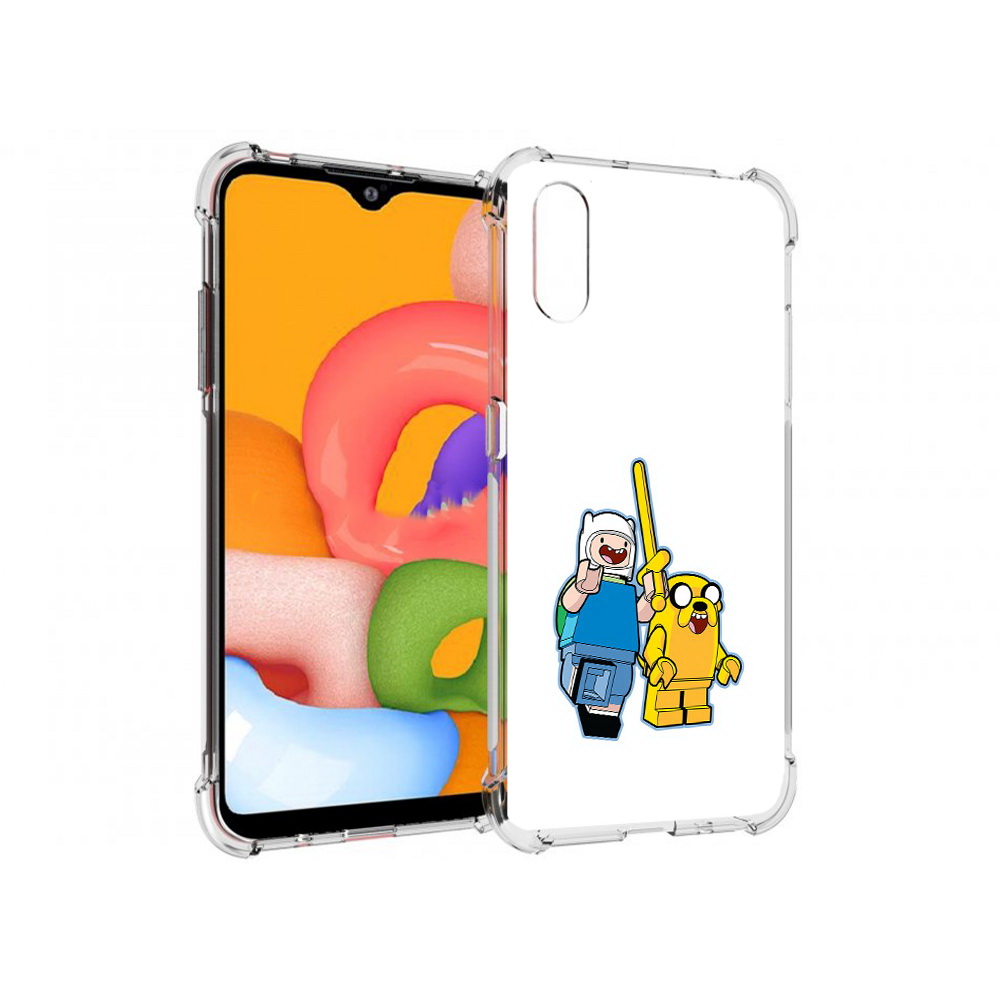 Чехол MyPads Tocco для Samsung Galaxy A01 время приключений лего (PT144711.509.274)