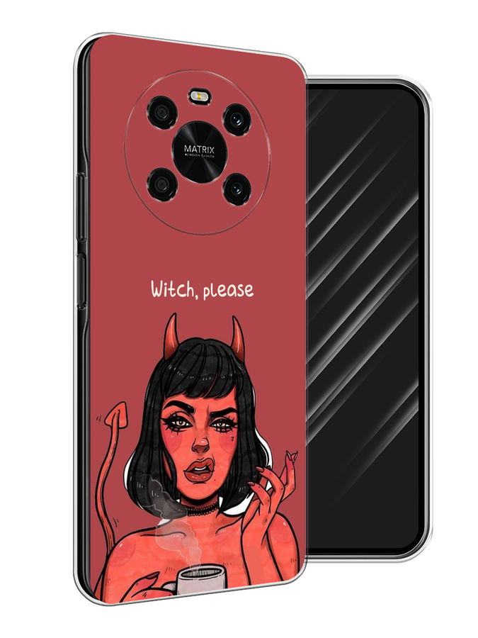 

Чехол Awog на Honor X9 4G/Magic4 Lite 4G "Evil Girl", Разноцветный, 6108150-6