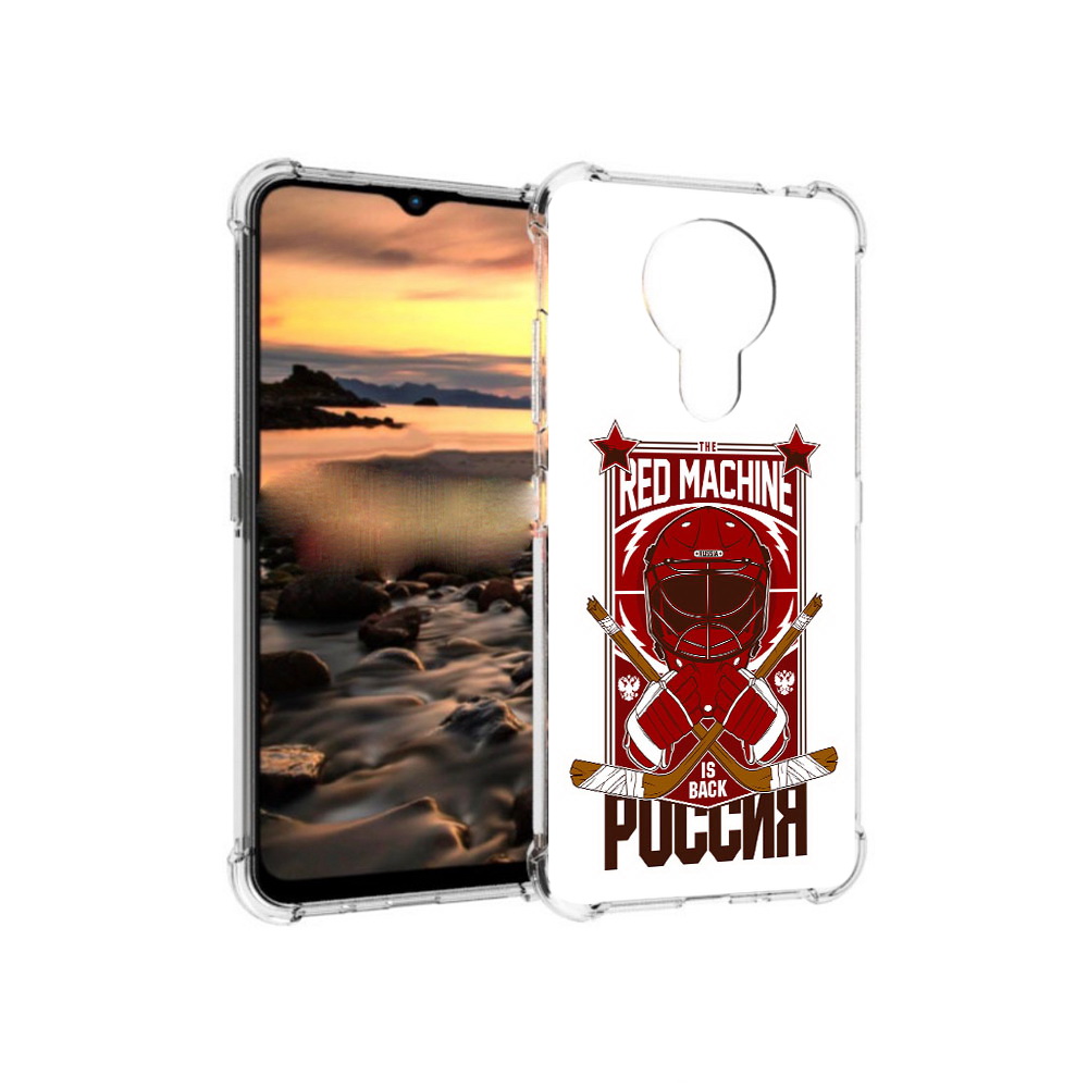 

Чехол MyPads Tocco для Nokia 1.4 хоккей россия (PT159954.115.666), Прозрачный, Tocco