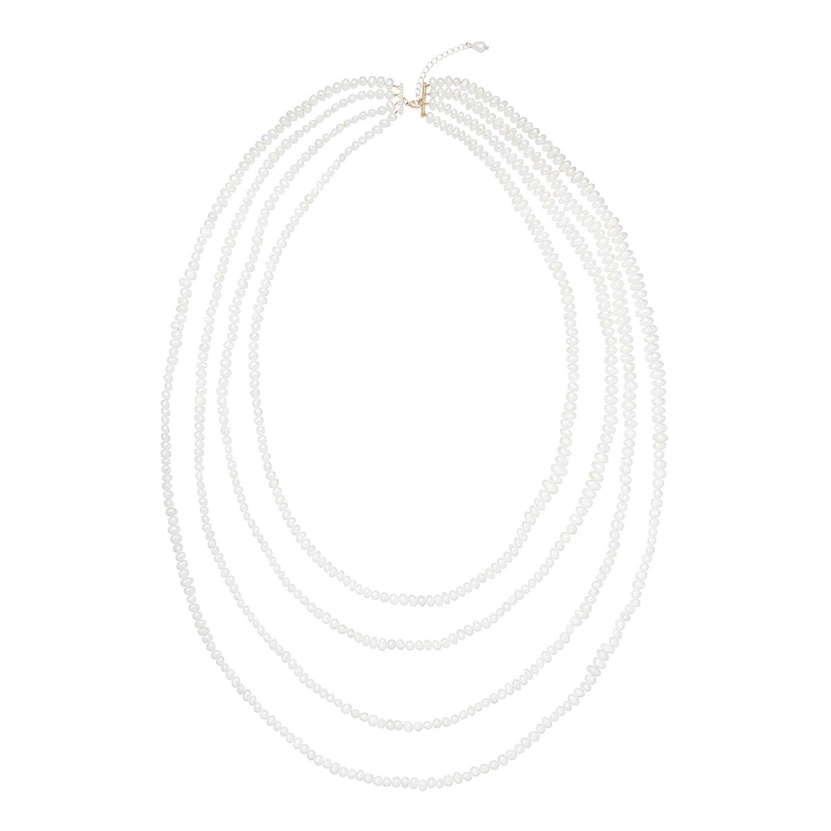 

Колье из латуни NoBrand 54010, жемчуг культивированный, 54010