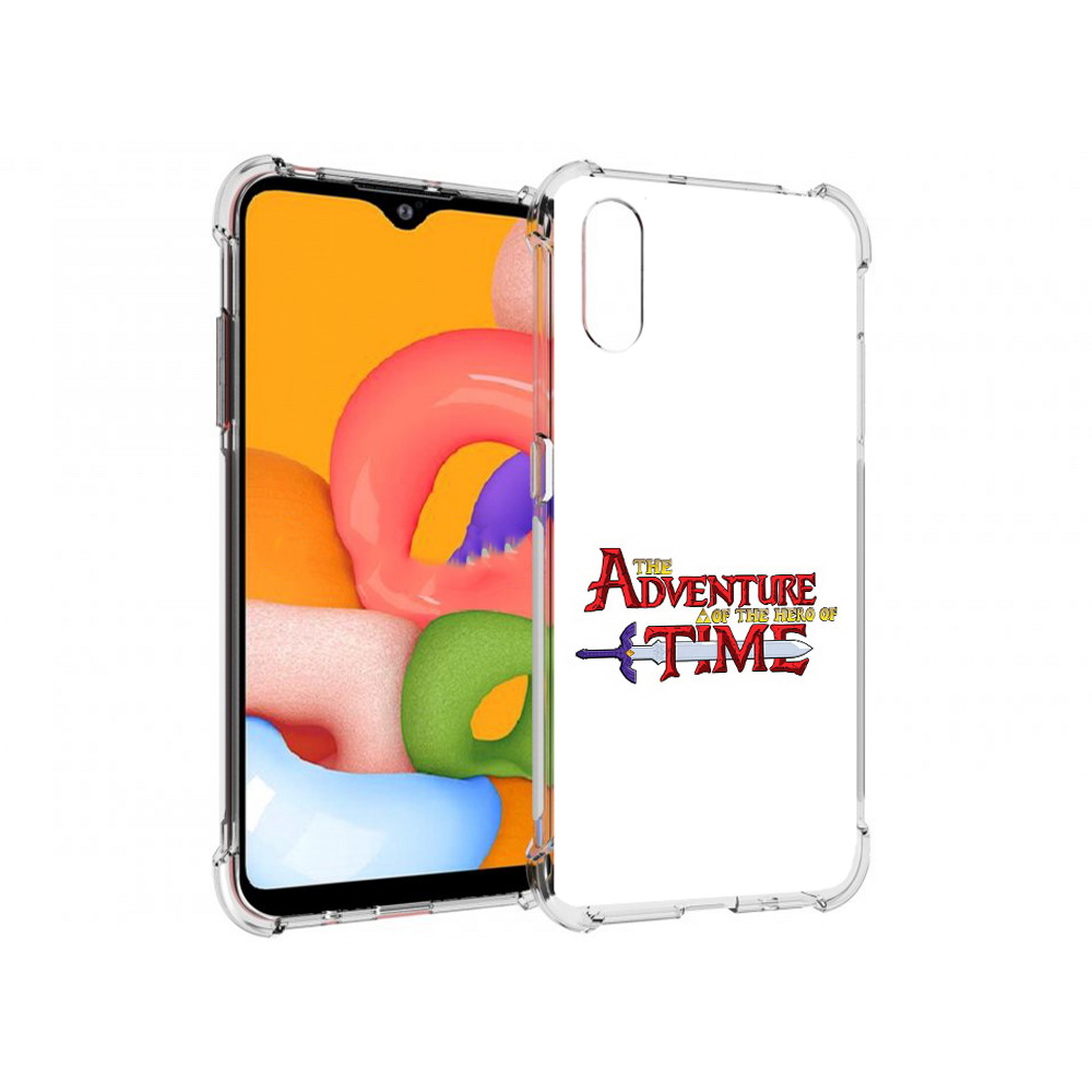 

Чехол MyPads Tocco для Samsung Galaxy A01 время приключений логотип (PT144711.509.275), Прозрачный, Tocco