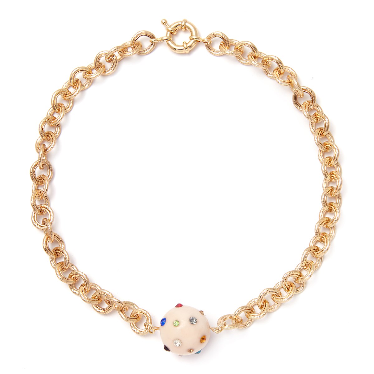 

Колье из латуни NoBrand 22512, Swarovski, 22512