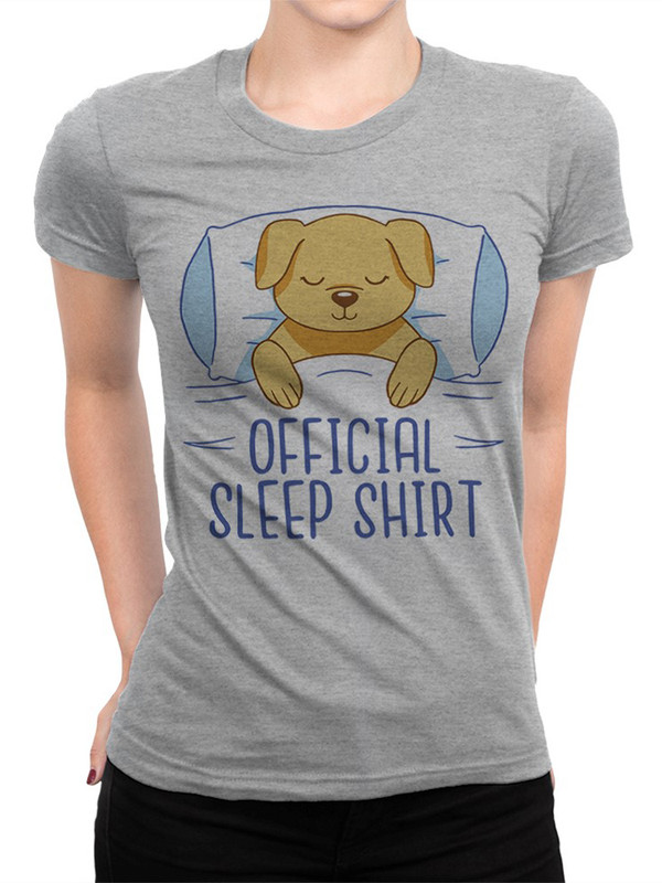

Футболка женская DreamShirts Studio Официальная футболка для сна / Собака / Песик серая L, Серый, Официальная футболка для сна / Собака / Песик / с собакой