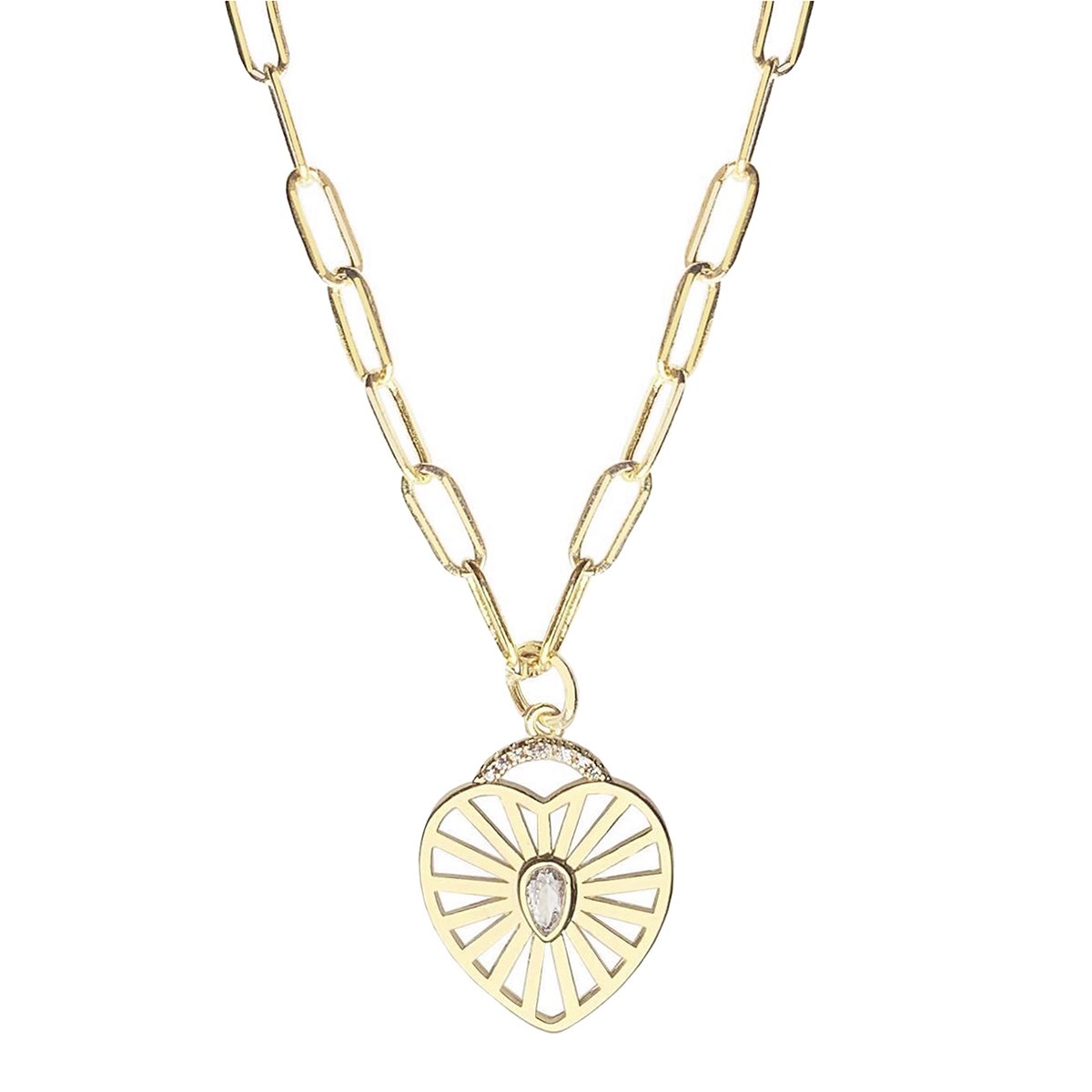 

Колье из стали NoBrand 37983, Swarovski, 37983