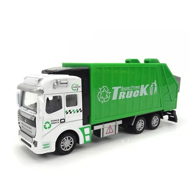 

Машинка MSN Toys Мусоровоз, металлическая, инерционная, 1/48, 2211-2, зеленый, мусоровоз