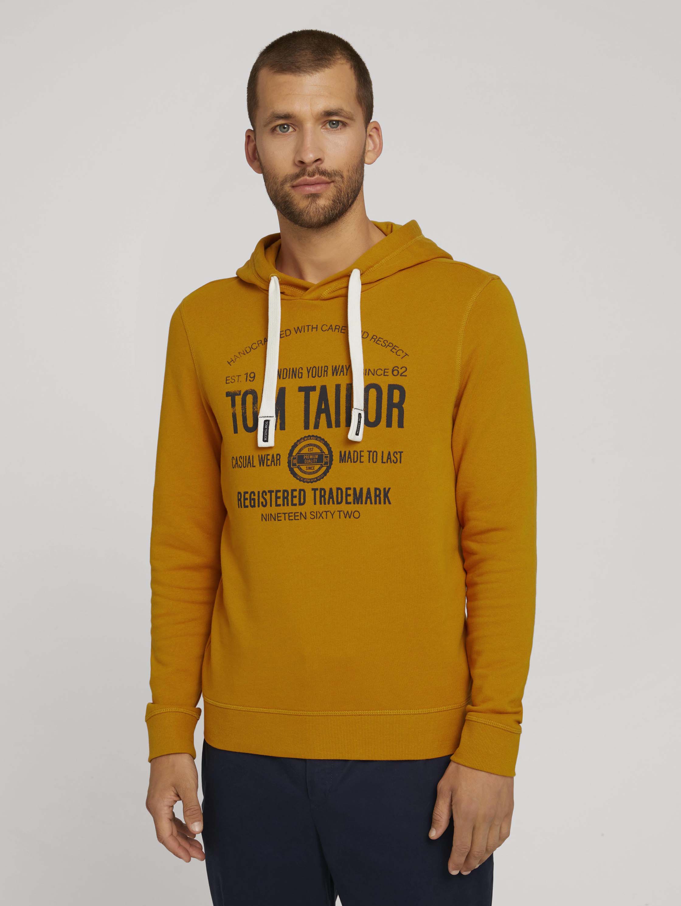 

Толстовка мужская TOM TAILOR 1020918 оранжевая XL, 1020918