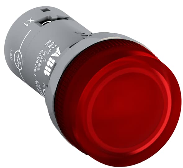 

Лампа CL2-520R красная со встроенным светодиодом 220В DC. 1SFA619403R5201 ABB