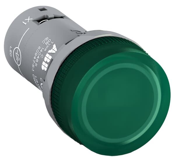 

Лампа CL2-523G зеленая со встроенным светодиодом 230В AC. 1SFA619403R5232 ABB