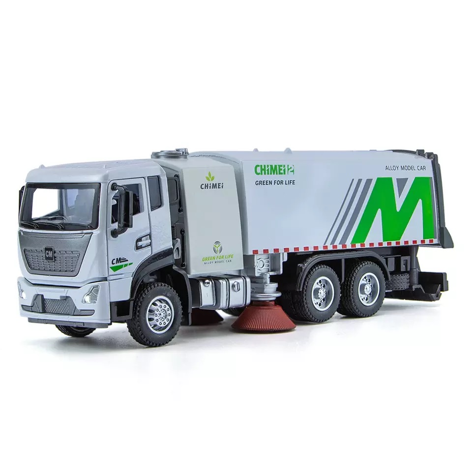 Коллекционная металлическая модель MSN Toys Вакуумный уборщик, 22 см., свет, звук, M508
