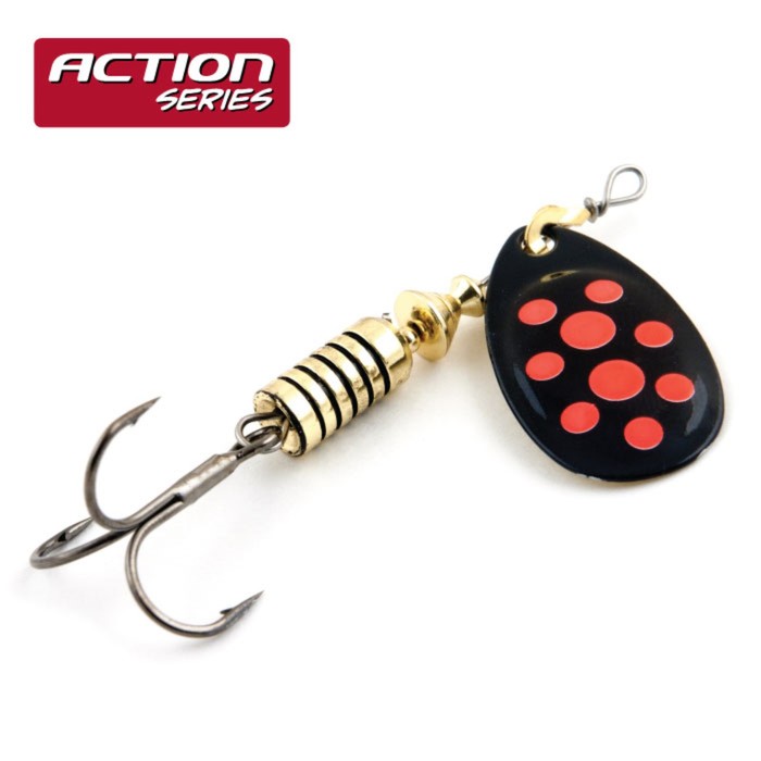 

Блесна вращающаяся Akara Action Series Aglia , 2.5 г, цвет A8, Черный