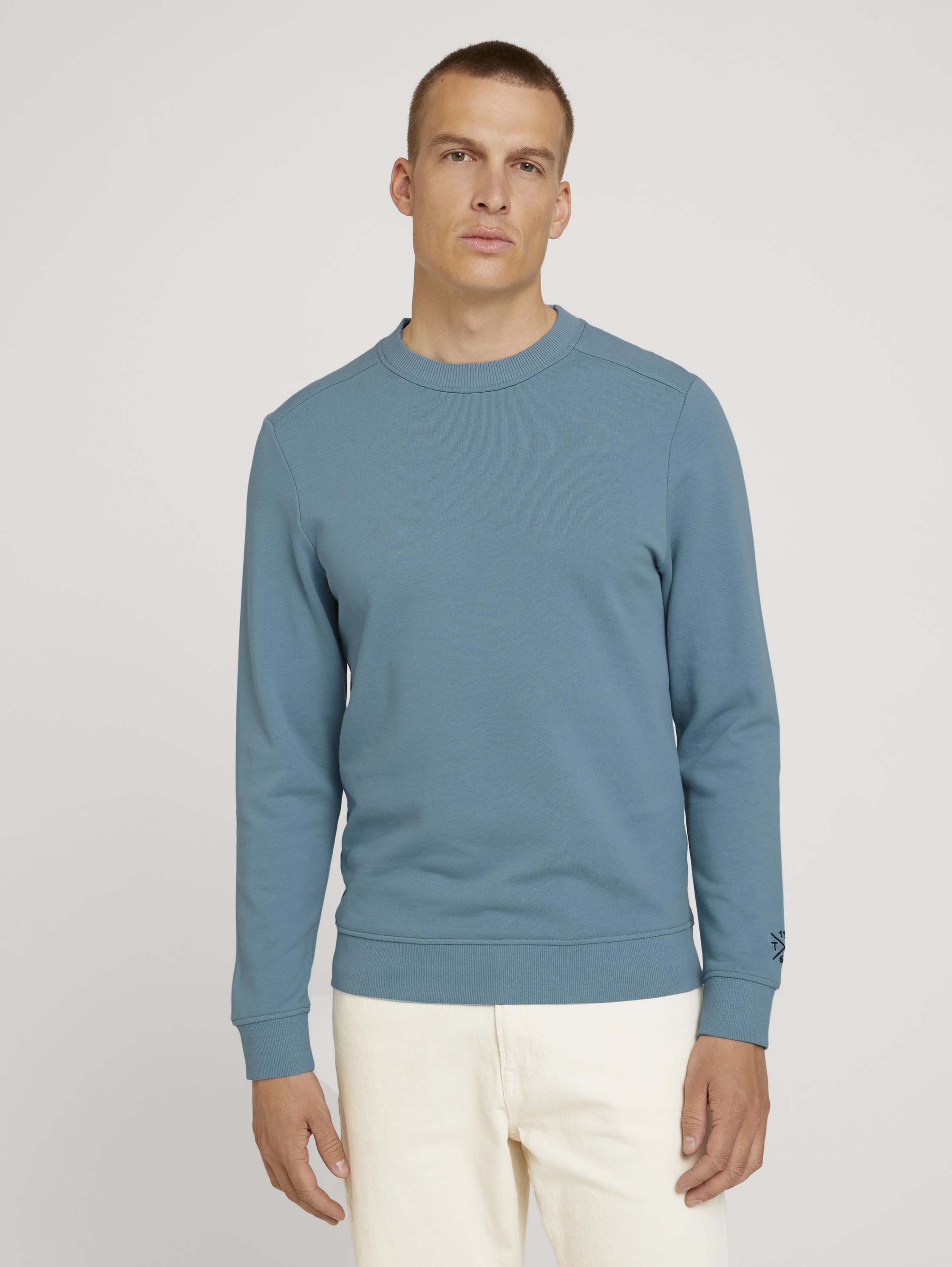 

Свитшот мужской TOM TAILOR 1027440 синий XL, 1027440