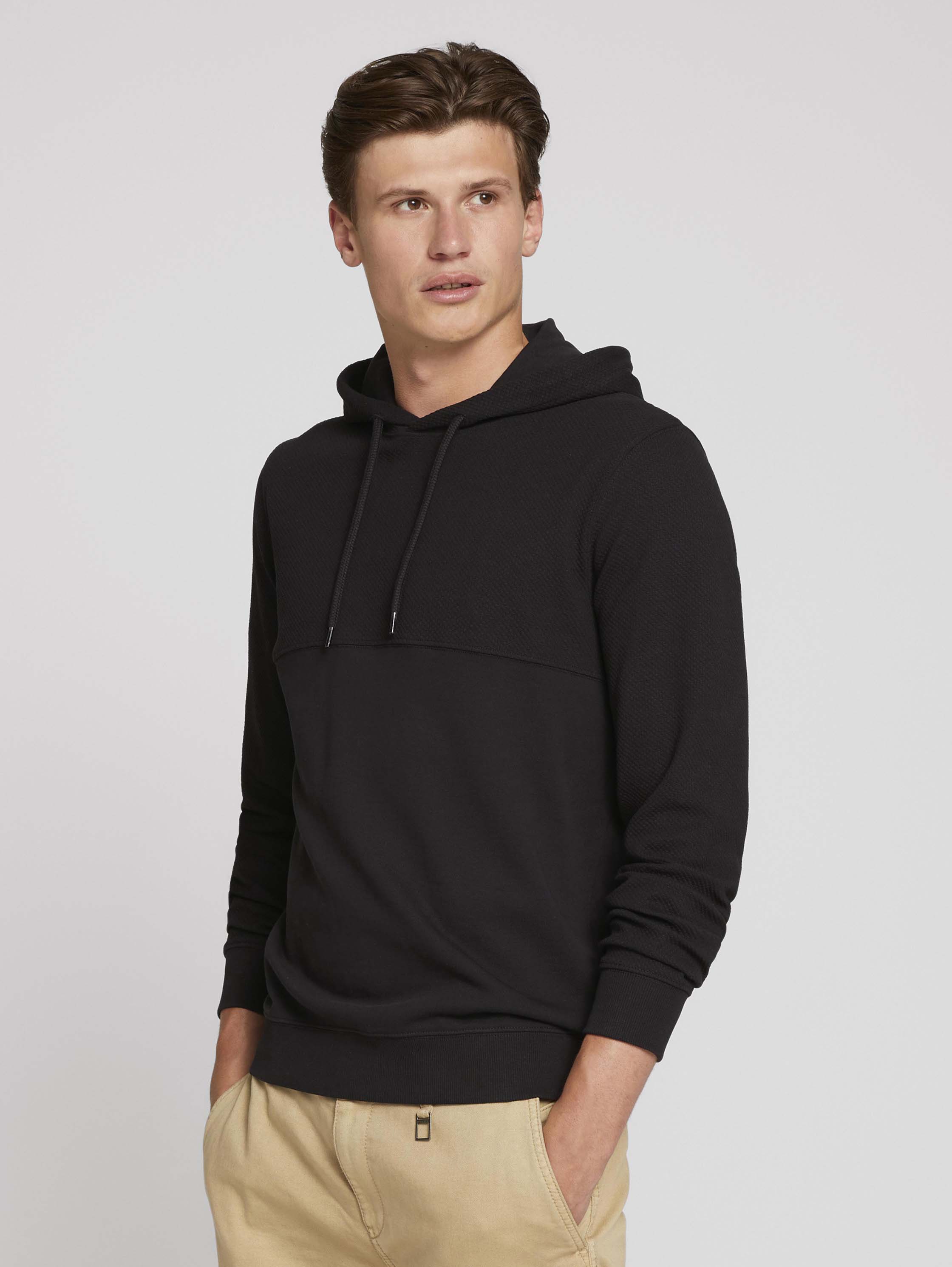 

Толстовка мужская TOM TAILOR 1028403 черная S, 1028403