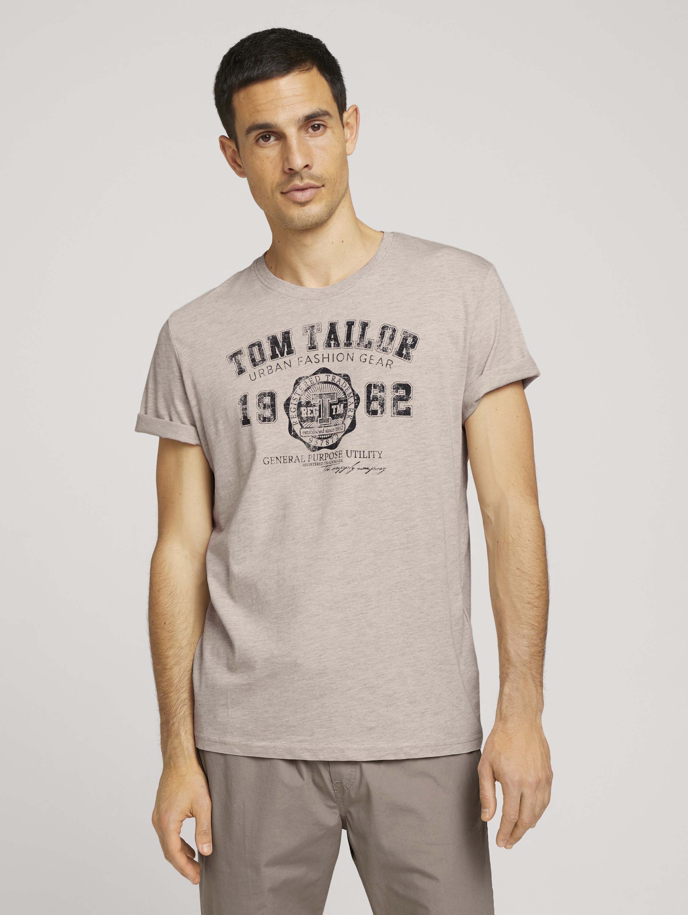 

Футболка мужская 1027028 TOM TAILOR коричневая XL, 1027028