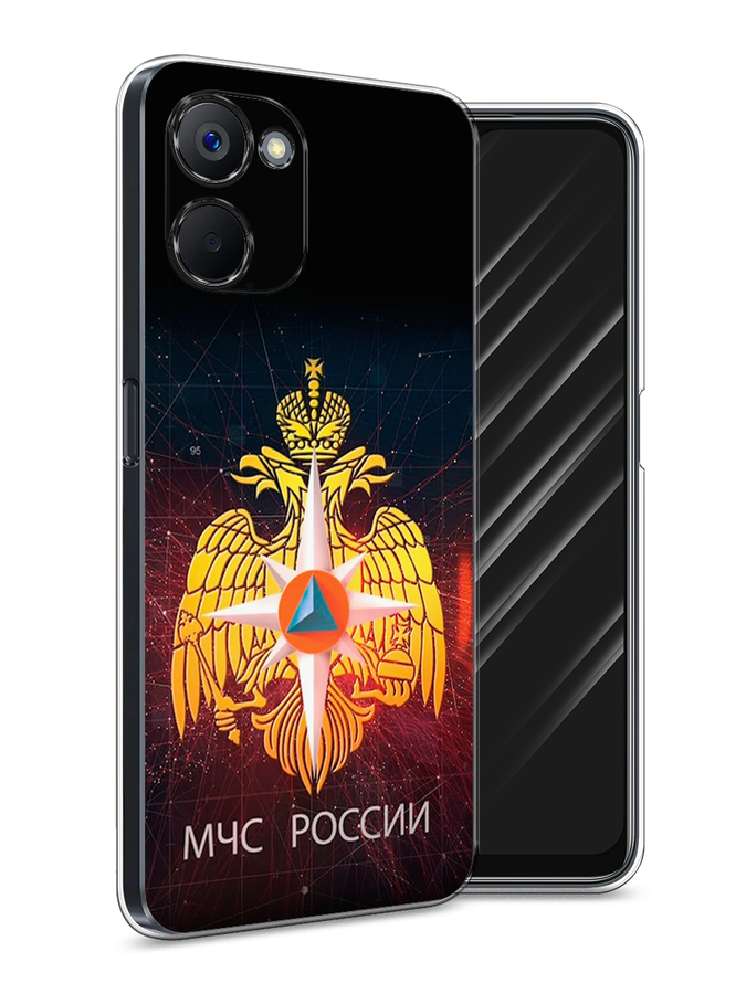 

Чехол Awog на Realme V20 "МЧС России", Черный;желтый;красный, 2512950-5