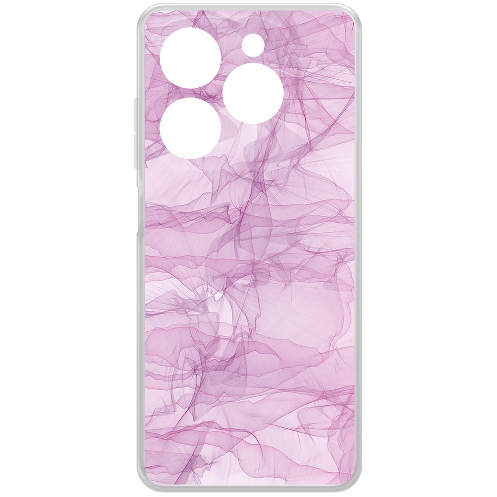 

Чехол-накладка Krutoff Clear Case Абстракт 4 для Tecno Spark 20 Pro, Прозрачный