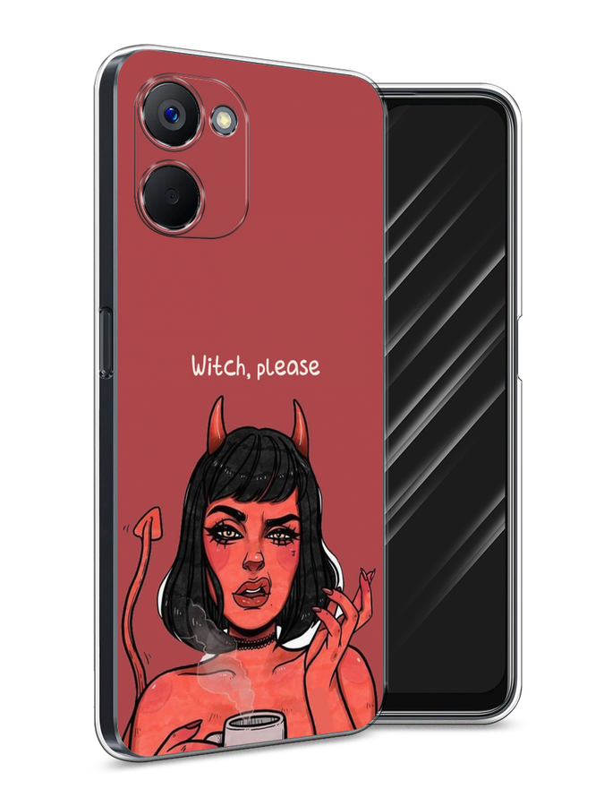 

Чехол Awog на Realme V20 "Evil Girl", Красный;черный, 2512950-6