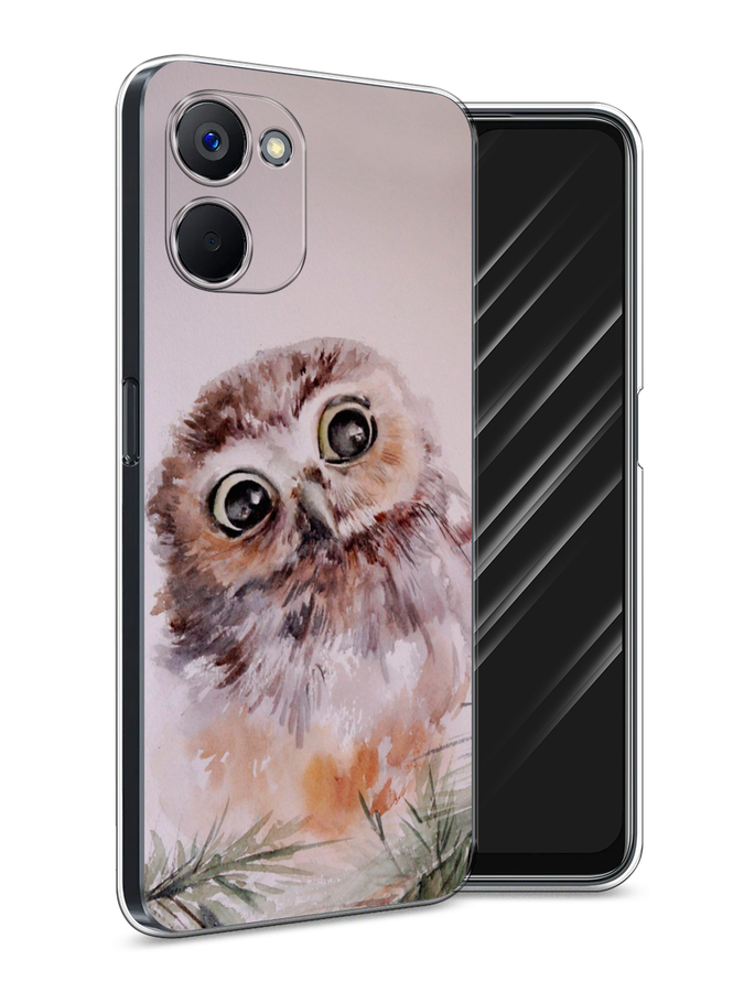 

Чехол Awog на Realme V20 "Сова для розовом", Розовый;коричневый, 2512950-1