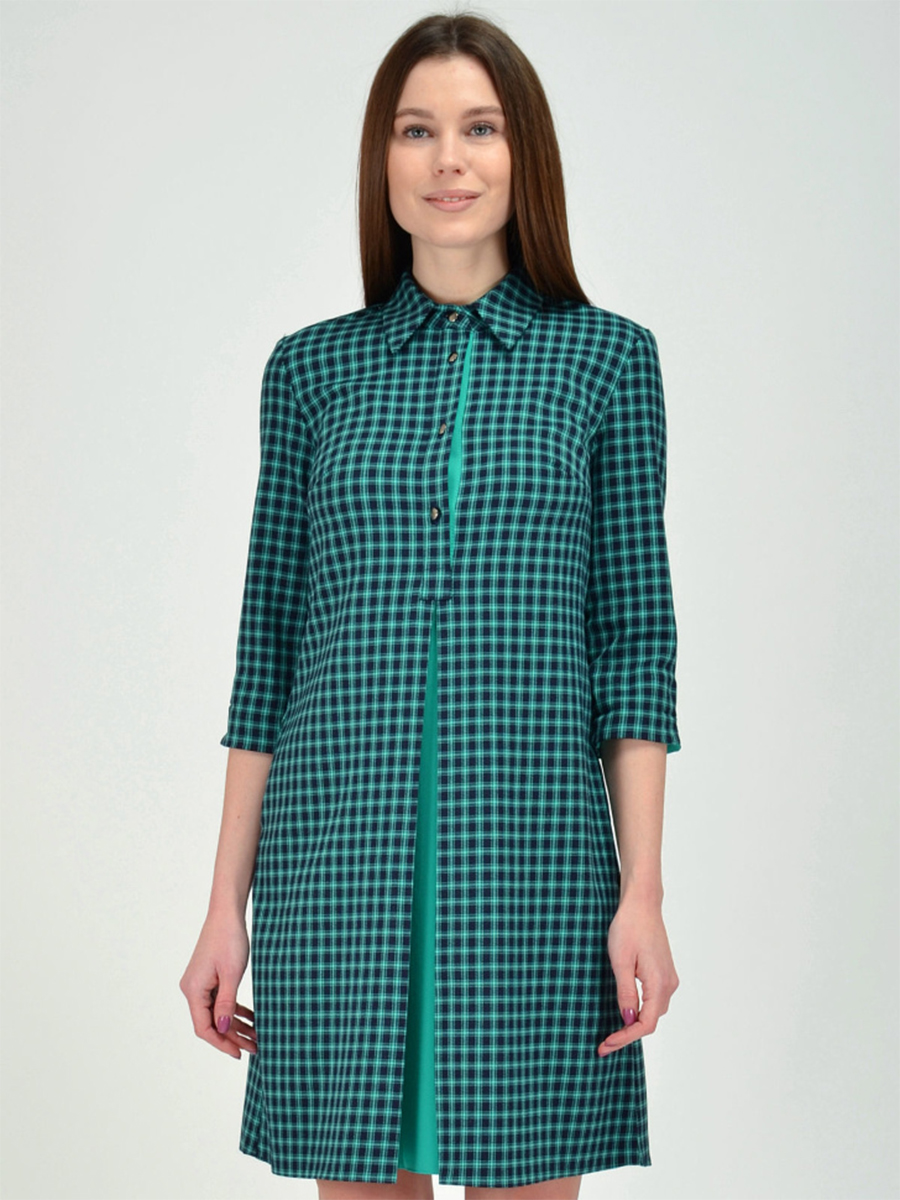 

Платье женское 1001dress VI00121GR зеленое 52 RU