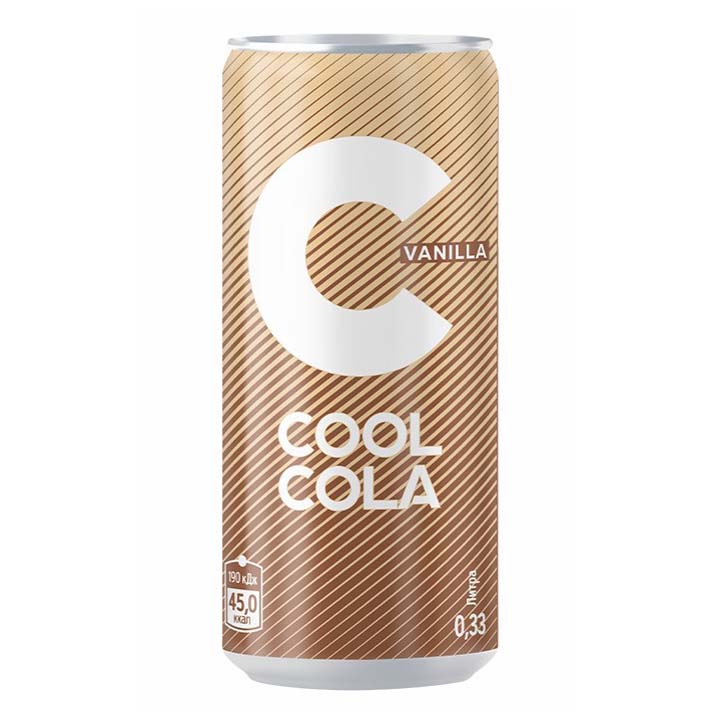 Газированный напиток CoolCola Vanilla 0,33 л