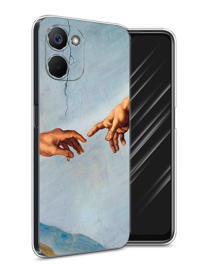 

Чехол Awog на Realme V20 "Сотворение Адама", Голубой;коричневый;серый, 2512950-9