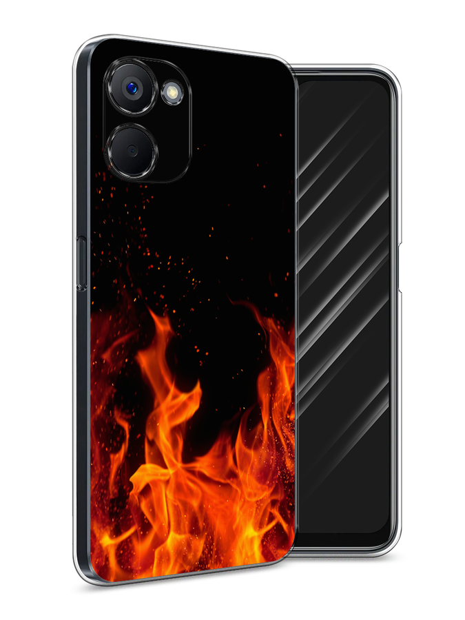 

Чехол Awog на Realme V20 "Все в огне", Оранжевый;черный, 2512950-4