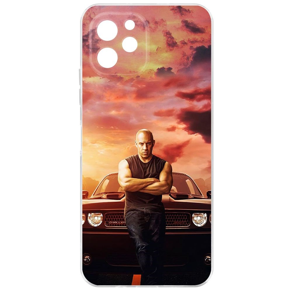 

Чехол-накладка Krutoff Clear Case Форсаж. Доминик Торетто для Huawei Nova Y61, Прозрачный