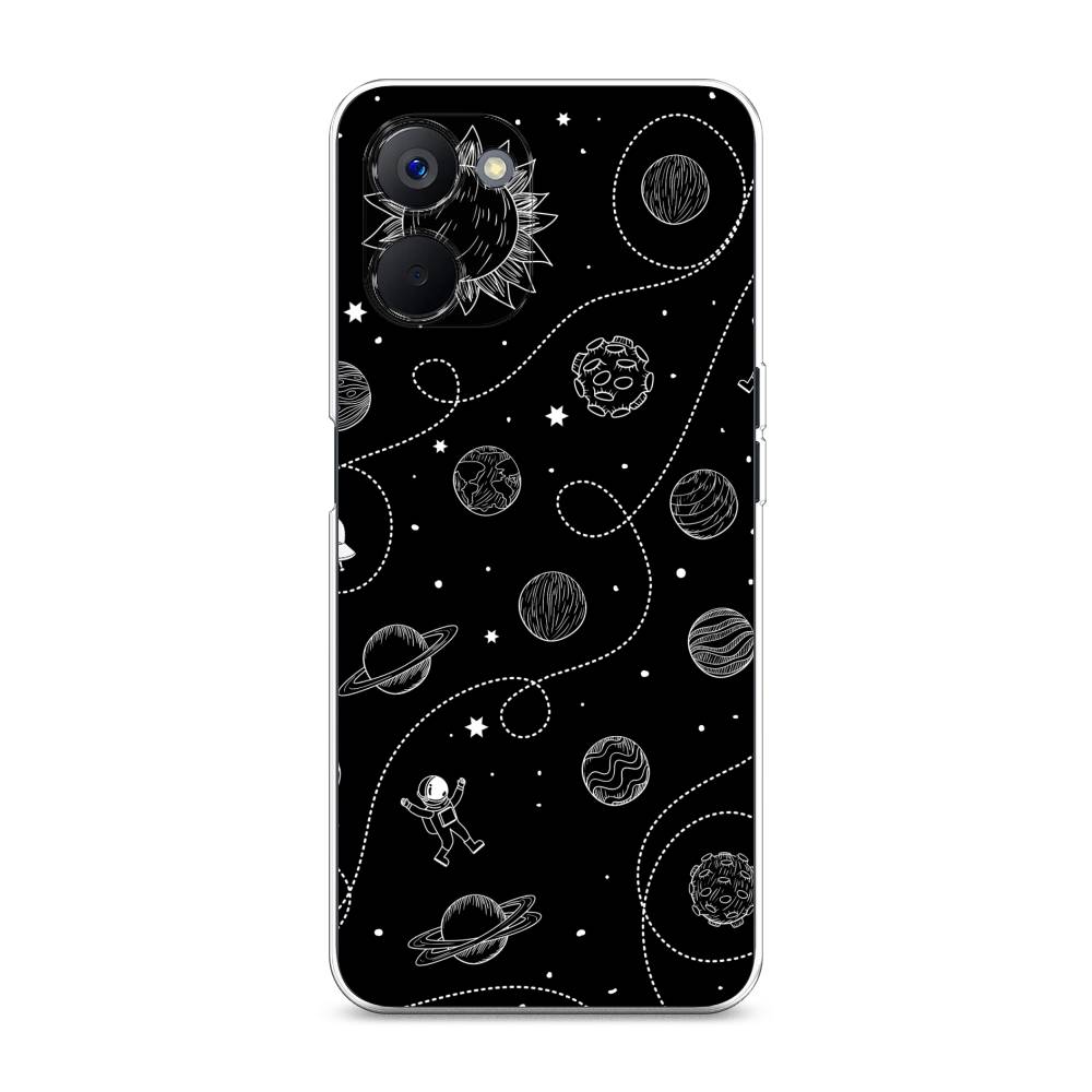 

Чехол Awog на Realme V20 "В невесомости", Бежевый, 2512950-4